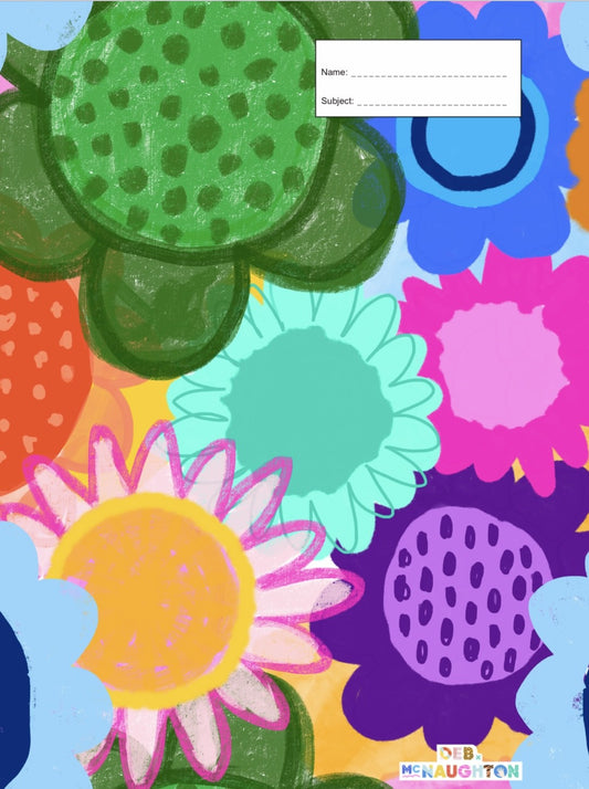 Book Cover - A4 - Deb Mc Naughton - All the Flowers