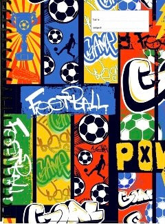 Display Folder - Soccer Graffiti