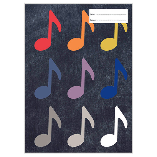 Book Cover - A4 - Colourful Quaver