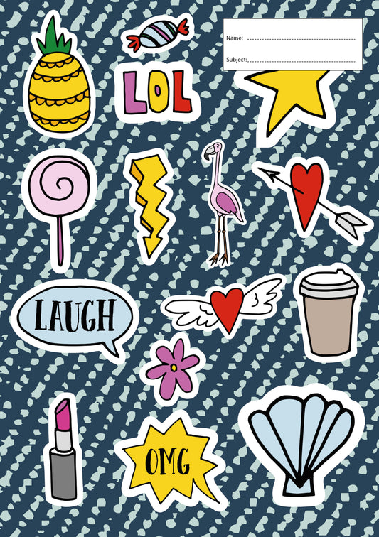 Book Cover - A4 - Patches