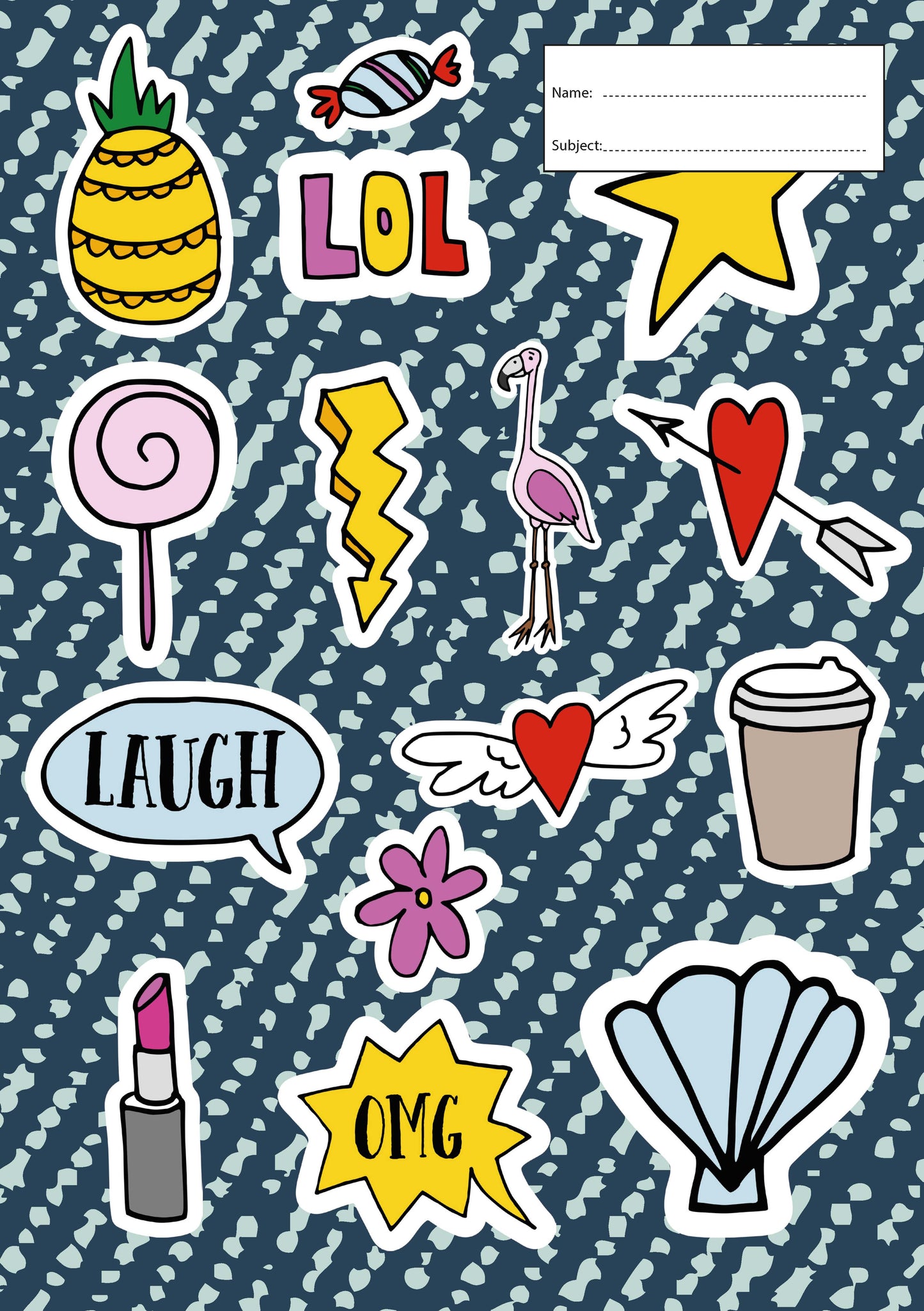 Book Cover - Scrapbook - Patches