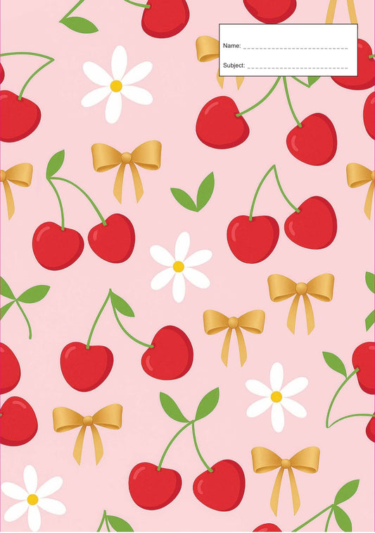 Book Cover - A4 - Cherries