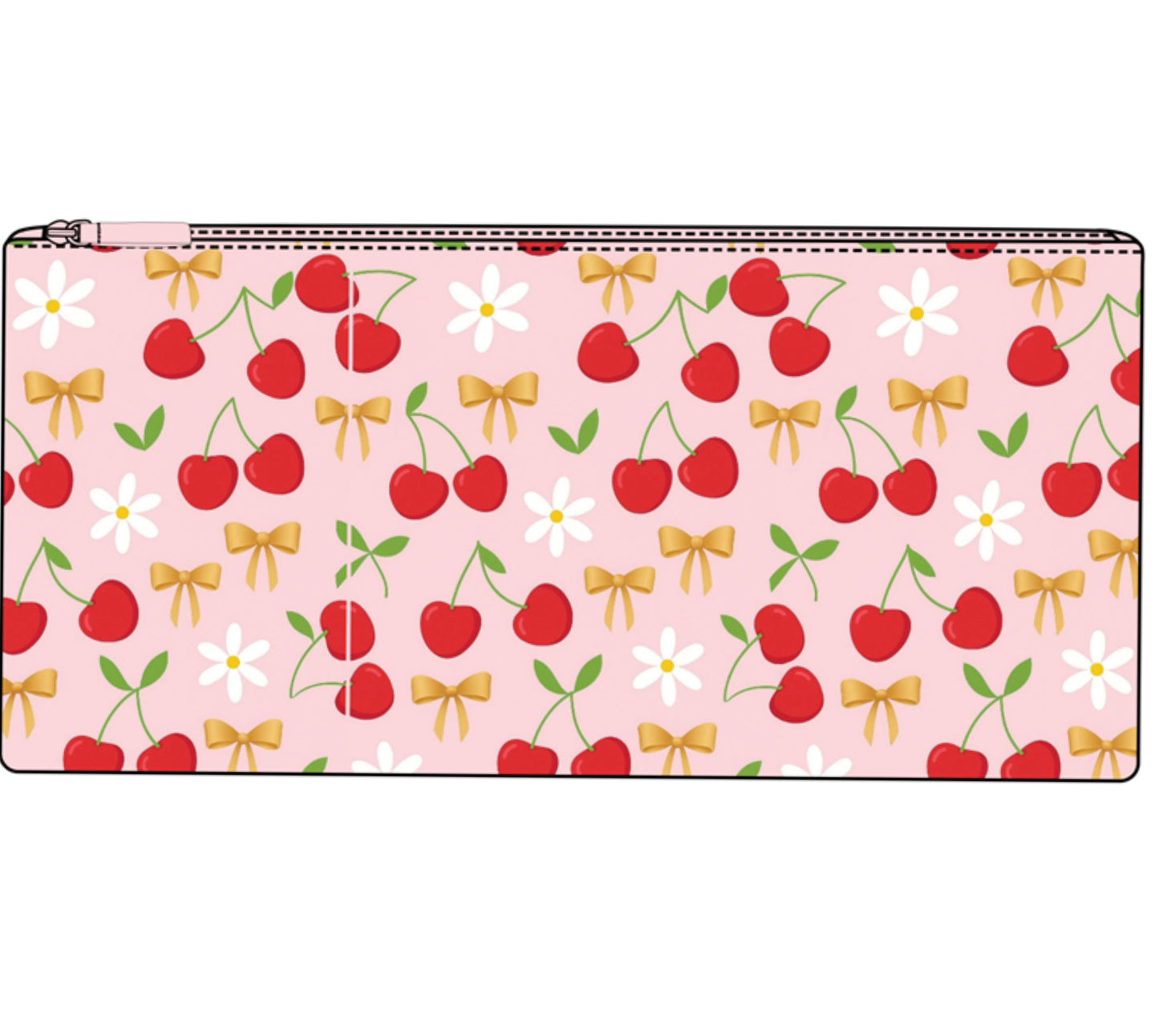 Long Pencil Case - Cherries