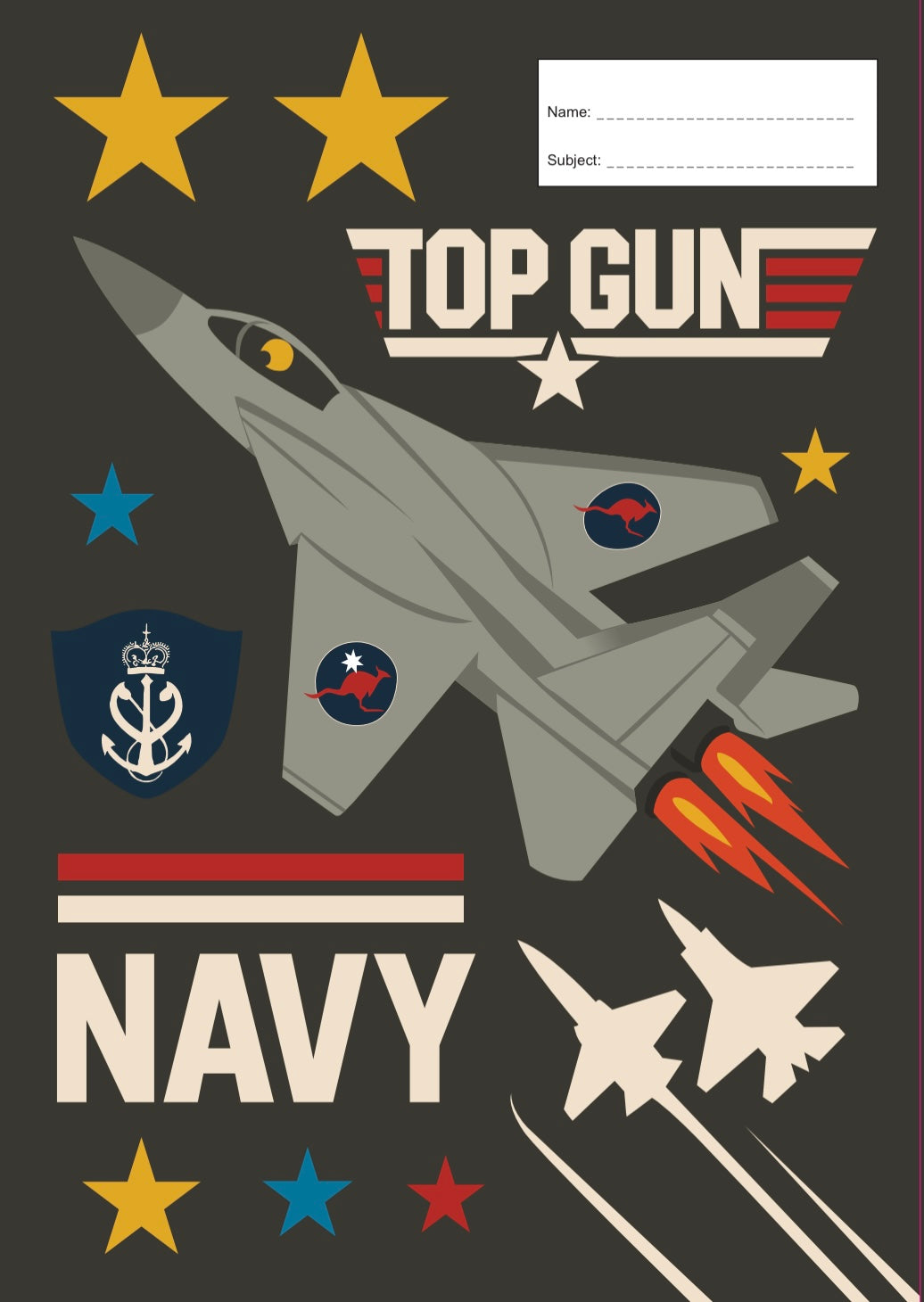 Book Cover - A4 - Top Gun
