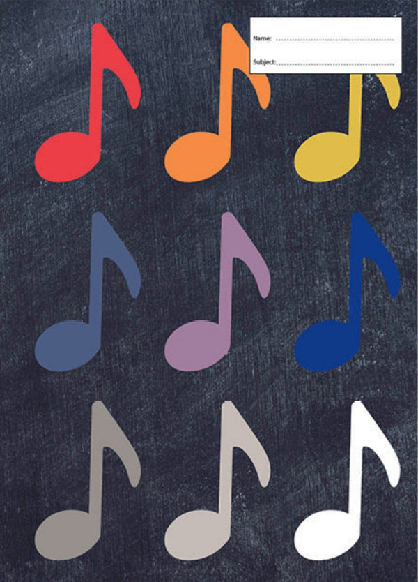 Book Cover - A4 - Colourful Quaver – GIC Bookcovers Online
