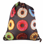 Drawstring Bag - Donut