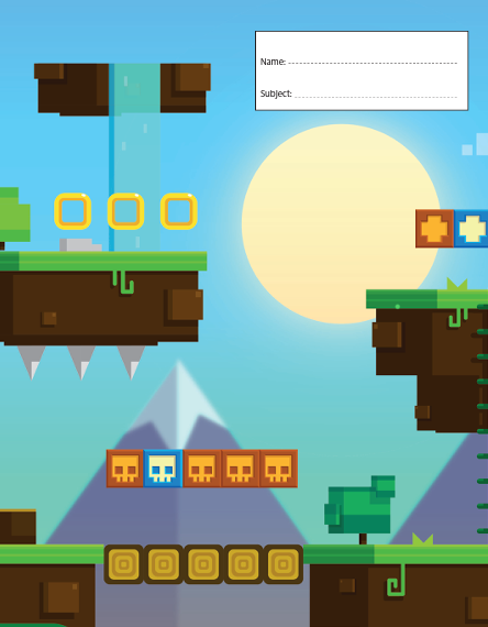 Book Cover - Exercise Book - Game On