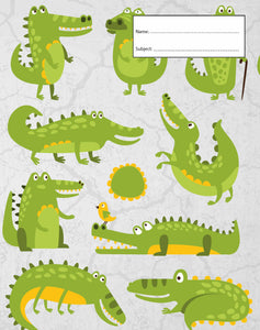 Book Cover - Exercise Book - Crocodile