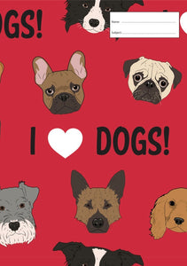 Book Cover - Scrapbook - I Love Dogs