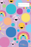 Book Cover - A4 - Kasey Rainbow - Sunshine and Lollipops