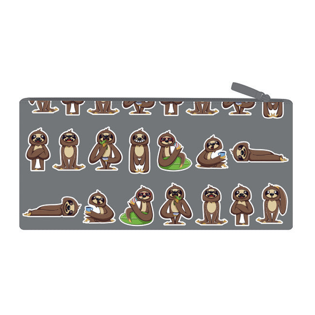 Long Pencil Case - Sloth