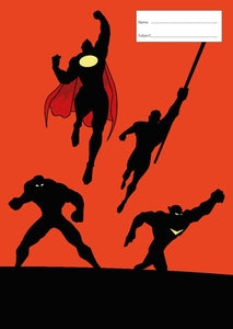 Book Cover - A4 - Super Heroes